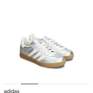 Adidas Metallic Silver Samba Sneakers